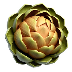 Fototapeta premium Vibrant Artichoke Close-Up