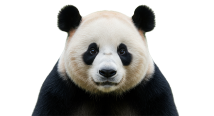 Isolated Panda Head