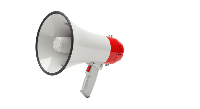 Isolated Megaphone