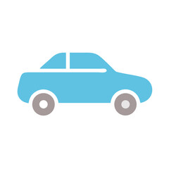 Sleek Car Icon Vector Design
