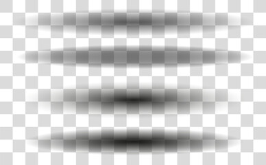 Layered shadows interact softly on a transparent surface, creating a visual depth. This vector illustration emphasizes gradients and varying opacities that blend harmoniously