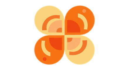 Isolated Abstract Flower Logo