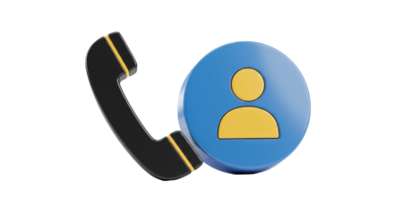 Isolated Contact Icon