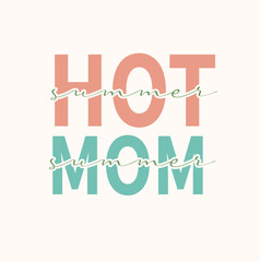 Summer quotes Retro Vector Illustrator Design