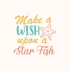 Summer quotes Retro Vector Illustrator Design