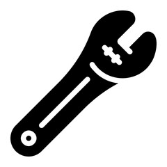 wrench glyph icon