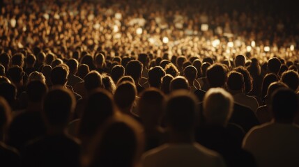 Obraz premium Crowded Concert Venue