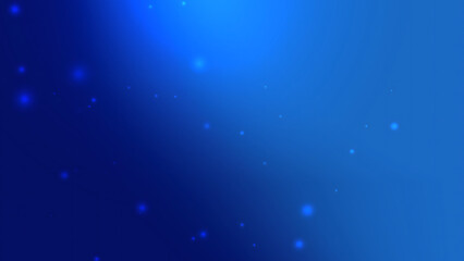 Abstract Blue teal Gradient Background with Glowing Light Particles for Design  
