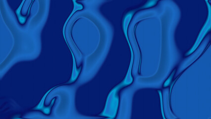 Blue fade creates a mesmerizing teal and blue abstract design