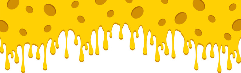 Melted Cheese Corner Border