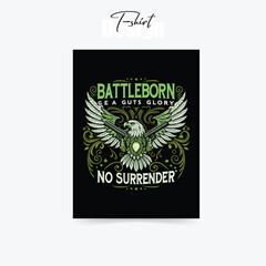 Eagle T-shirt design for man.