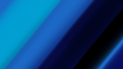 Abstract Neon Blue Gradient With Diagonal Light Streaks Background