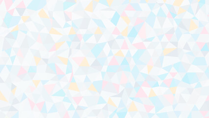 Abstract geometric background, flat, vibrant, pastel, low poly, wallpaper, illustration, 虹色,  幾何学,  背景
