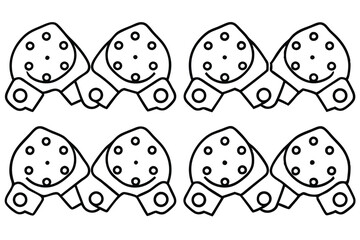  Brake pedal line art clean minimalistic vehicle diagram