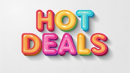 Naklejka premium Colorful text design featuring the phrase 