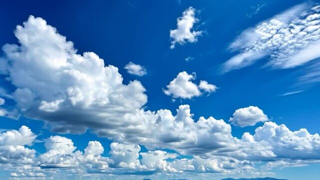 blue sky with clouds