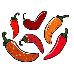 Red chili pepper. seamless pattern with peppers. chili pattern Background. vintage pepper background. pepper pattern background. chili doodle pattern background. hot chili seamless. paprika