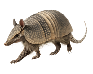 Armadillo animal wildlife mammal nature illustration on transparent background