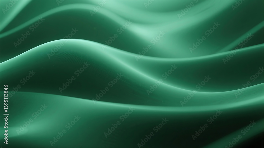 Poster abstract green minimalist background with dynamic geometric patterns and elegant textures for modern
