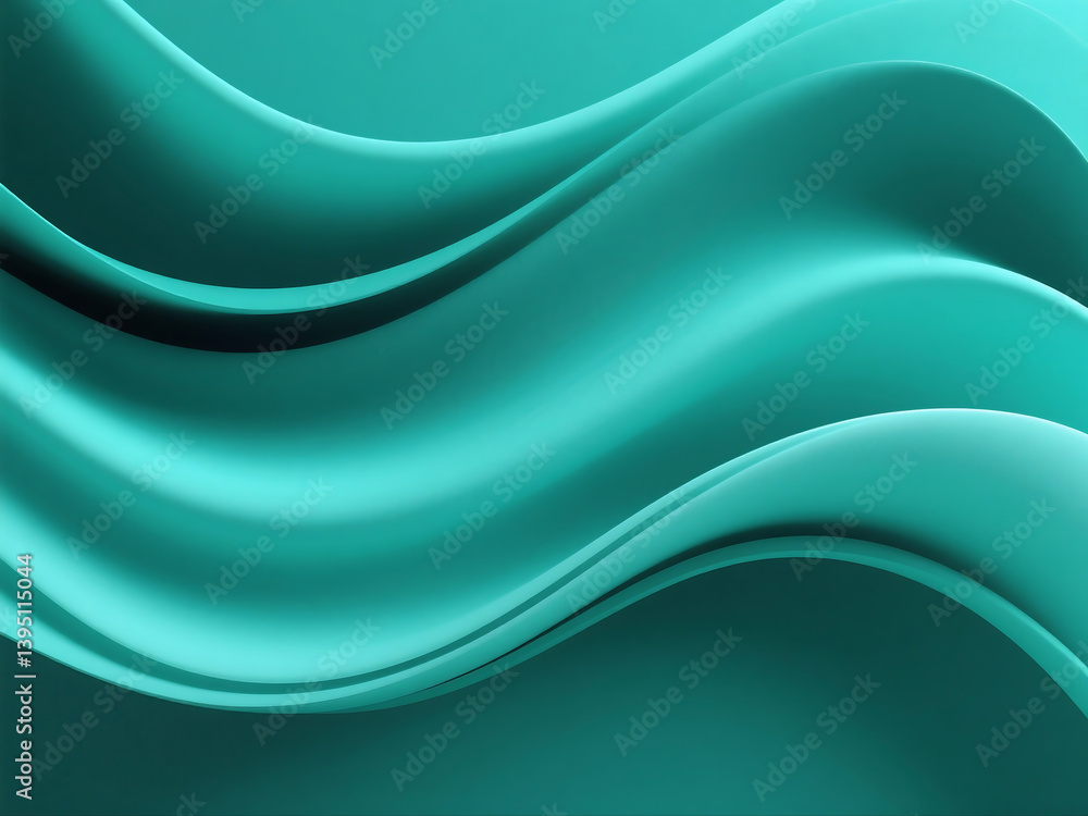 Poster abstract green minimalist background with dynamic geometric patterns and elegant textures for modern