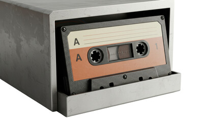 Obraz premium Isolated Audio Cassette Tape