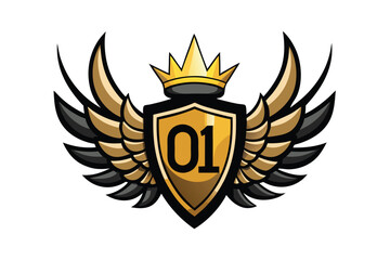 Obraz premium royal emblem illustration vector