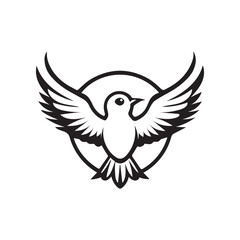 dove of peace vector