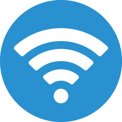 WiFi Signal Icon Vector – Wireless Internet Connection Symbol in Black Isolated on White Background