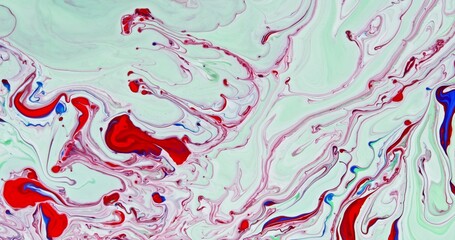 Spreading paint, abstract colors swirling and exploding. An organic background for visuals and...