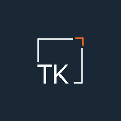 initial monogram logo for Creative with square style design.