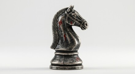 Medieval Warhorse Knight Chess Piece Insignia
