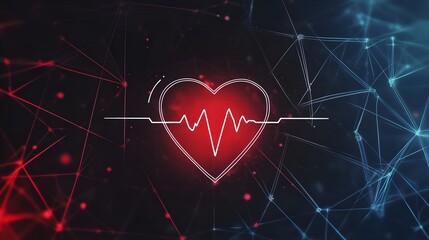 heartbeat line. represents life force, vitality, and health monitoring. It’s ideal for healthcare branding, medical technology, fitness, emergency services, cardiology