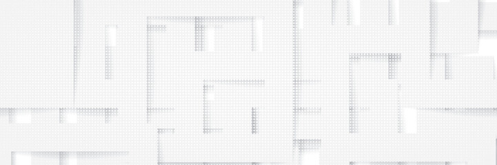 3D white geometric abstract background overlap layer on bright space with rhombus effect decoration.