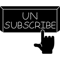 Unsubscribe Icon