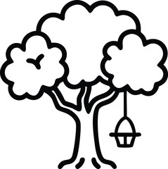 “Tree Silhouettes: Nature’s Shadows in Minimalist Beauty”