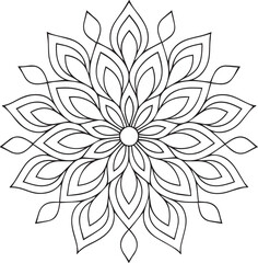 Mystic Mandala Symbol – vector, illustration