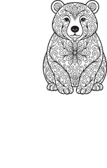 Contemporary Mandala Drawing – vector, illustration