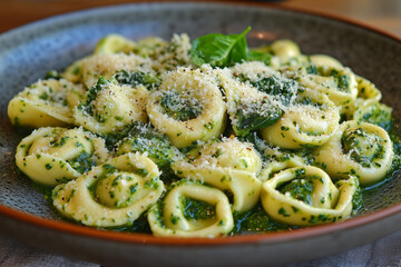 tortellini ze szpinakiem i parmezanem