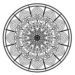 ornamental round lace ornament