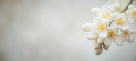 Vibrant spring blooms, soft bokeh background