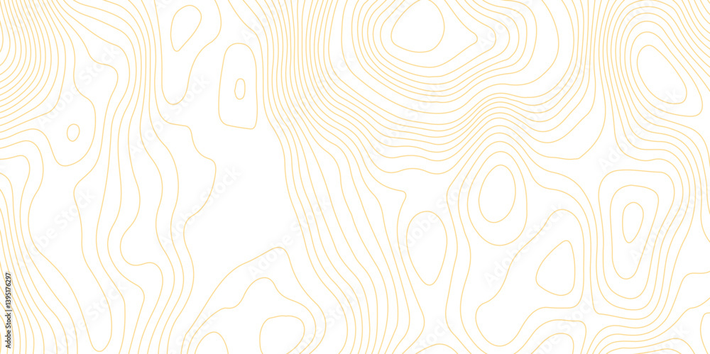 Poster abstract topographic map contour, white background and colorful wave lines pattern texture. geograph
