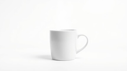 Obraz premium c Steaming White Mug Illustration 