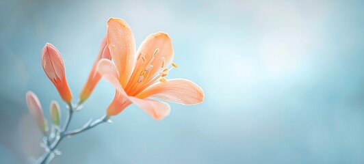 Fototapeta premium ibrant spring blooms, soft bokeh background