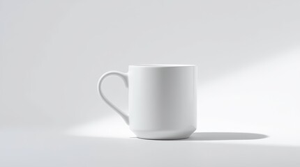 Obraz premium c Steaming White Mug Illustration 