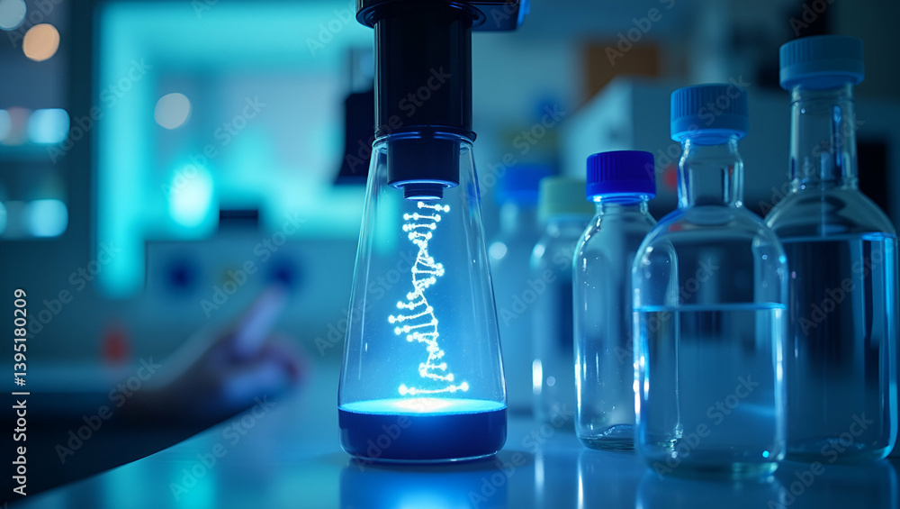 Poster advanced mitochondrial dna research: high-tech sequencing labs & imaging systems for comprehensive m
