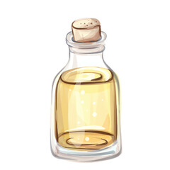 Delicate watercolor illustration of olive oil showcasing the essence of Italian cuisine and nature