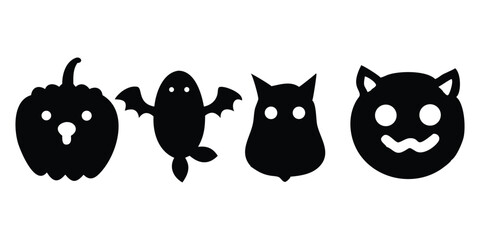 vector illustration of a cartoon cat