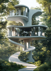 Budynek futurystyczny