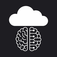 Cloud Brain: AI, Machine Learning, and Cognitive Computing Concept