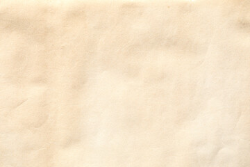 Horizontal crumpled paper material texture